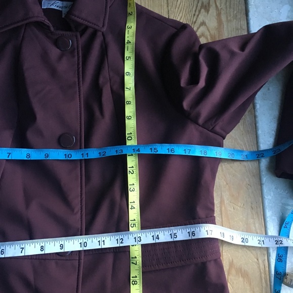 Kenneth Cole New York soft shell pinot noir jacket - Picture 6 of 8